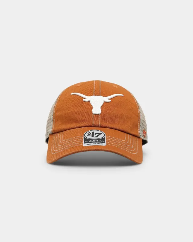 47 Brand Texas Longhorns Trawler '47 Clean Up Strapback Burnt Orange sold by Culture Kings