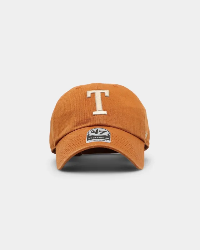 47 Brand Texas Longhorns Vintage '47 Clean Up Strapback Burnt Orange sold by Culture Kings