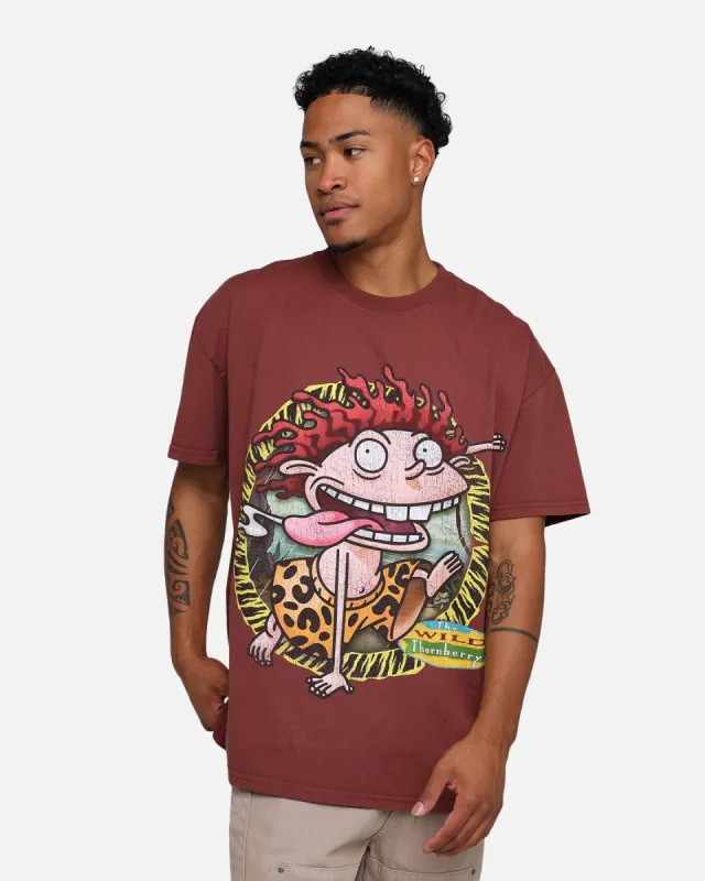 American Thrift X The Wild Thornberrys Wild Thornberry Heavyweight T-Shirt Brown sold by Culture Kings