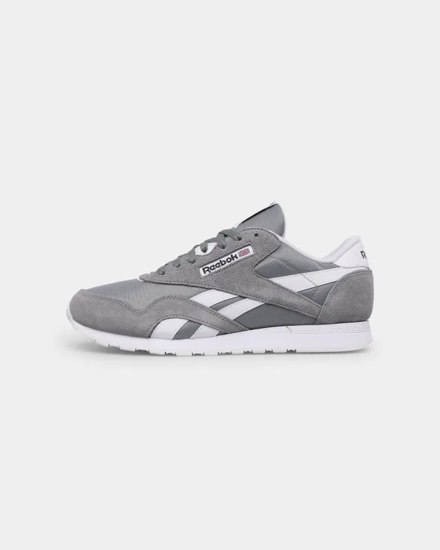 Reebok CL Nylon Pure Grey 5/Ftwr White sold by Culture Kings