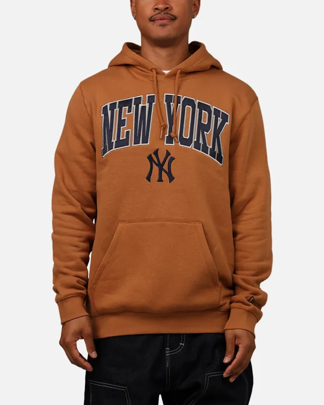 New Era New York Yankees Pullover Hoodie Medium Beige sold by Culture Kings