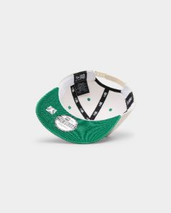 New Era Boston Celtics 'Chrome Corduroy Throwback Script' Golfer Snapback Chrome White sold by Culture Kings