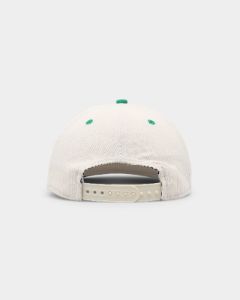 New Era Boston Celtics 'Chrome Corduroy Throwback Script' Golfer Snapback Chrome White sold by Culture Kings