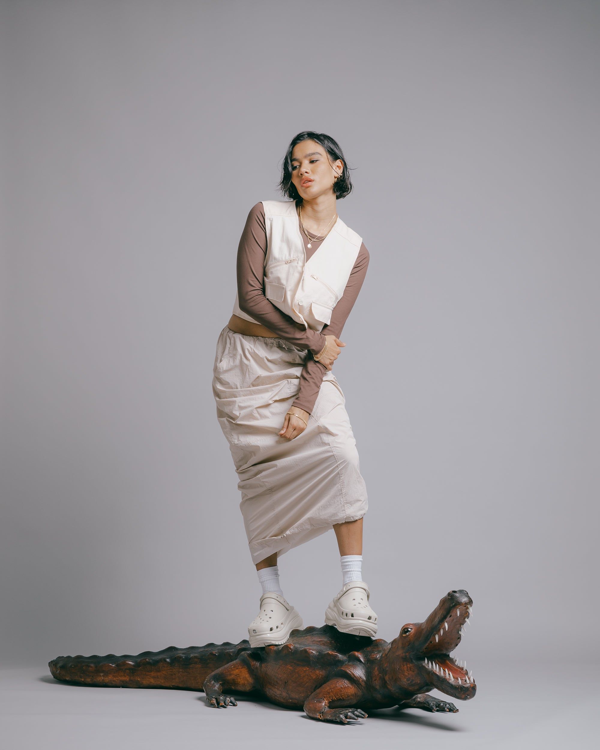 Crocs Women's Mega Crush Clog Bone sold by Culture Kings product image thumbnail 2