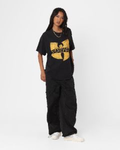 Wu Tang Brand Limited Logo Wings T-Shirt Black Wash sold by Culture Kings