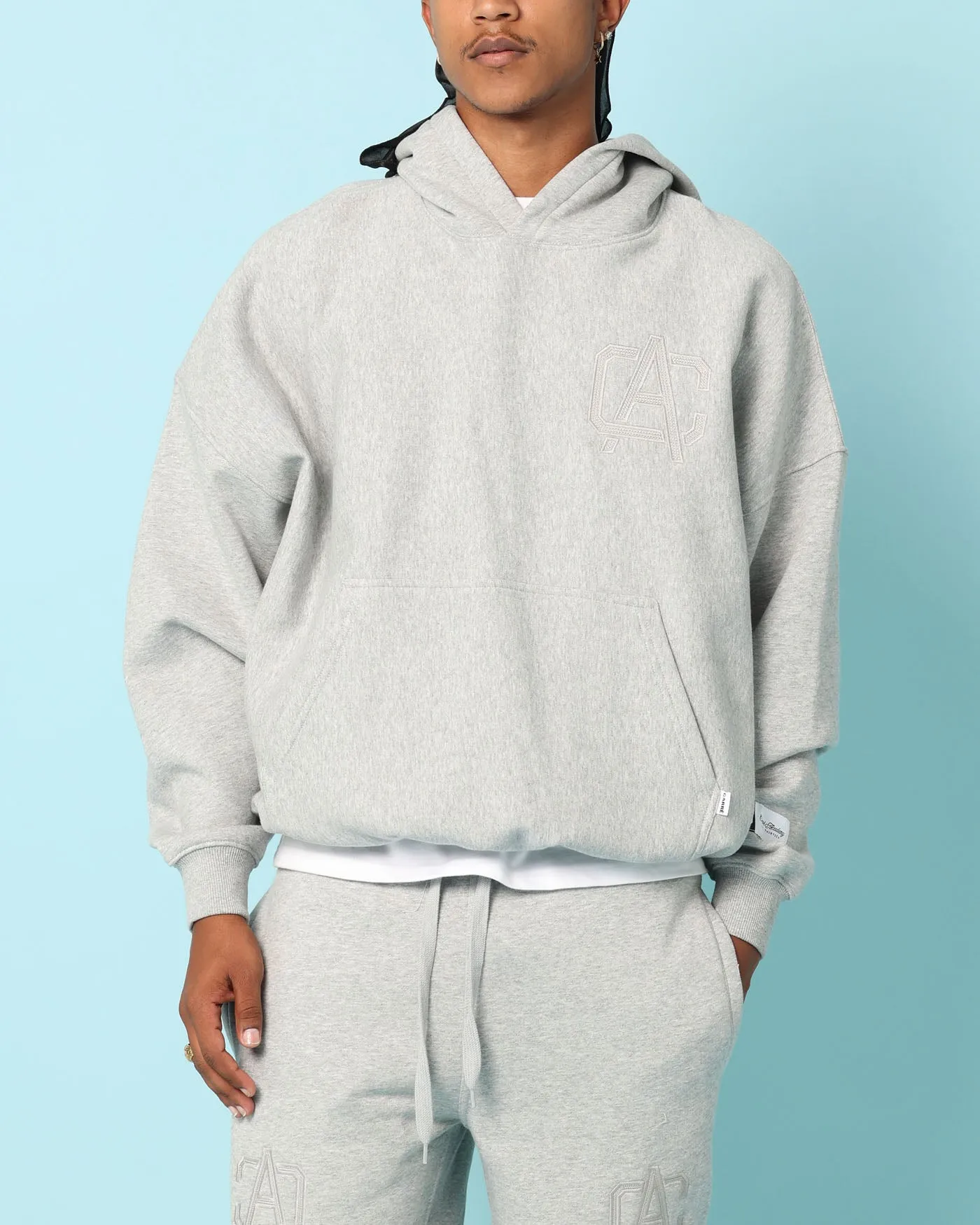 Carré Academy Oversized Hoodie Grey Marle sold by Culture Kings product image thumbnail 2