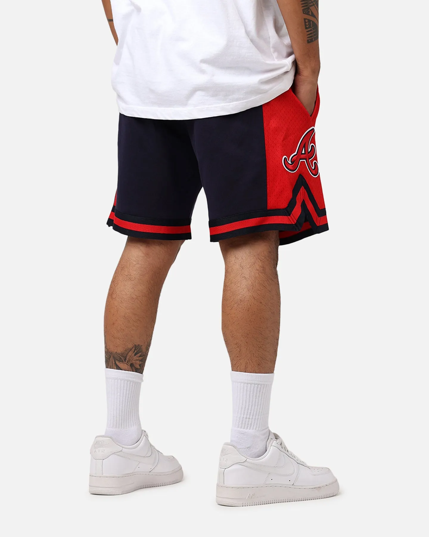 Pro Standard Atlanta Braves Fast Lane 2.0 Shorts Midnight/Red sold by Culture Kings product image thumbnail 3