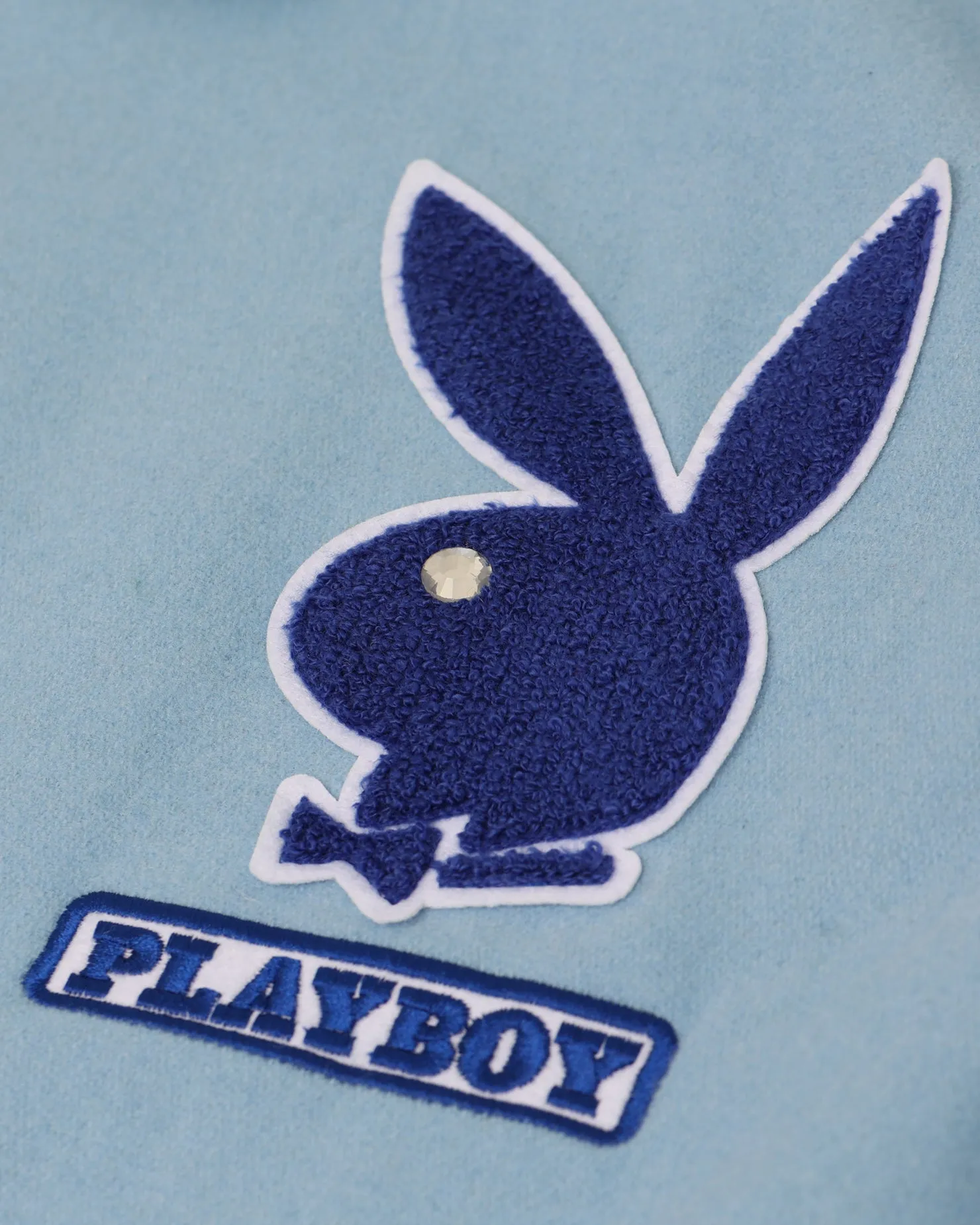 Playboy By CK Team Varsity Jacket Blue/Off White sold by Culture Kings product image thumbnail 2