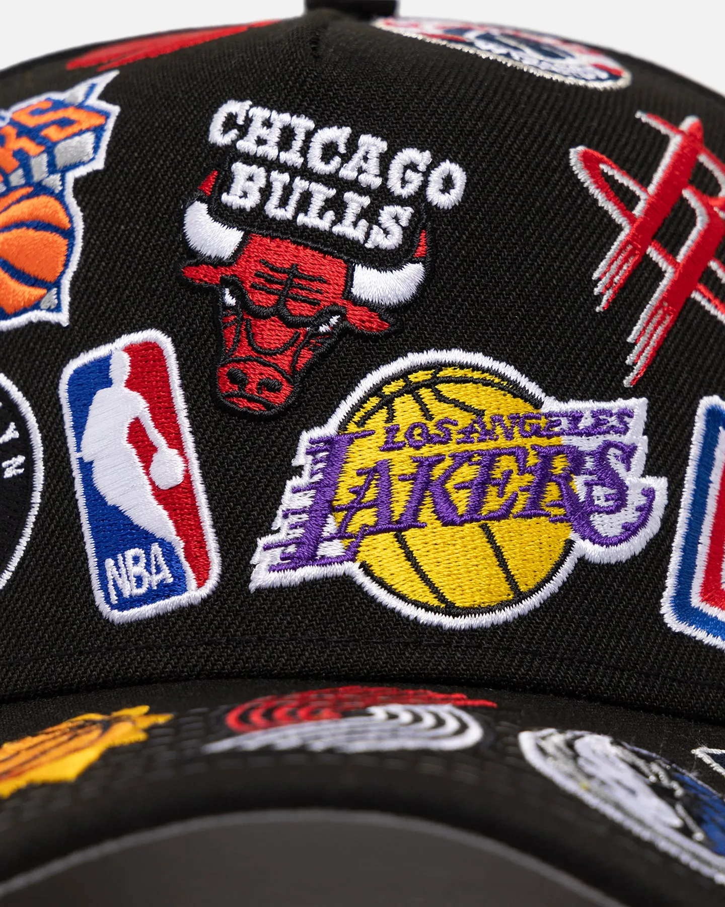 New Era NBA All Over 9FORTY A-Frame Snapback Black sold by Culture Kings product image thumbnail 5