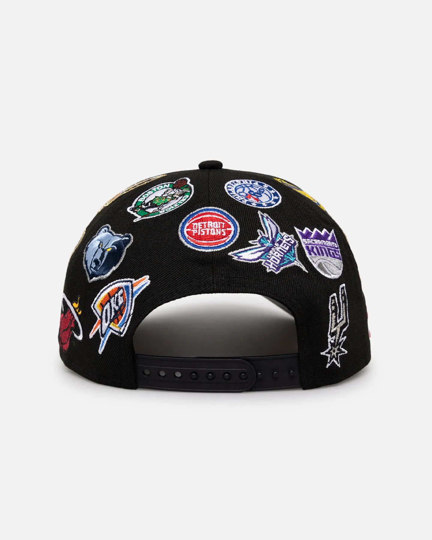 Newera■NBA A Frame Performed Snapback■送料込 New Era NBA All Over 9FORTY A-Frame Snapback Black | Parallel