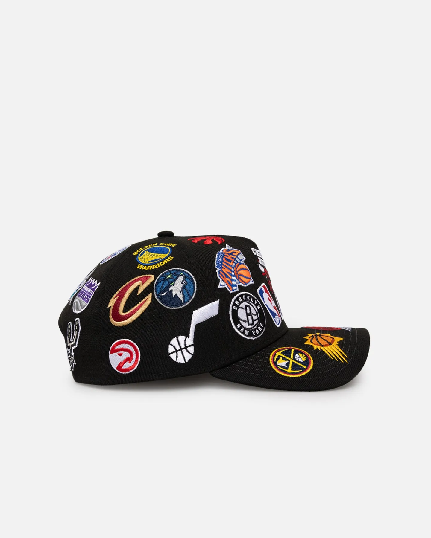 Newera■NBA A Frame Performed Snapback■送料込 New Era NBA All Over 9FORTY A-Frame Snapback Black | Parallel