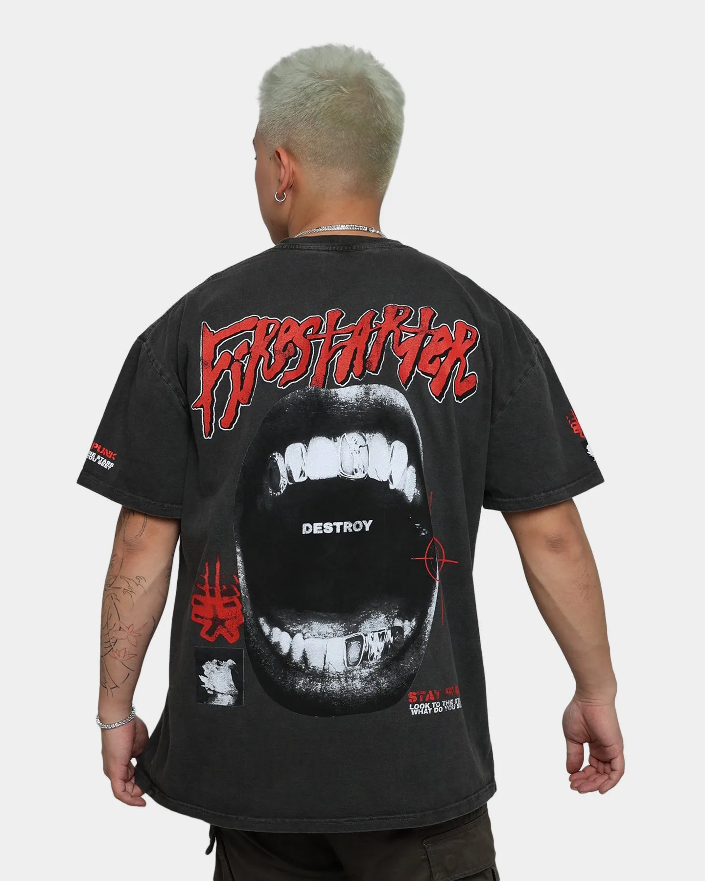 Loiter Firestarter Ultra Premium Vintage T-Shirt Black Wash sold by Culture Kings
