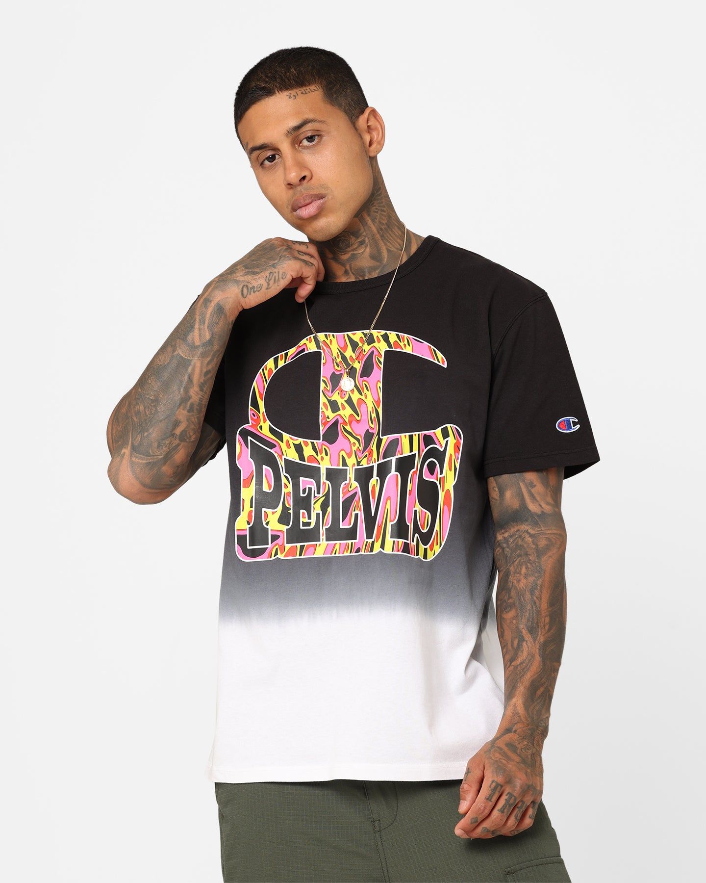 Champion X Pelvis Ombre T-Shirt Black sold by Culture Kings