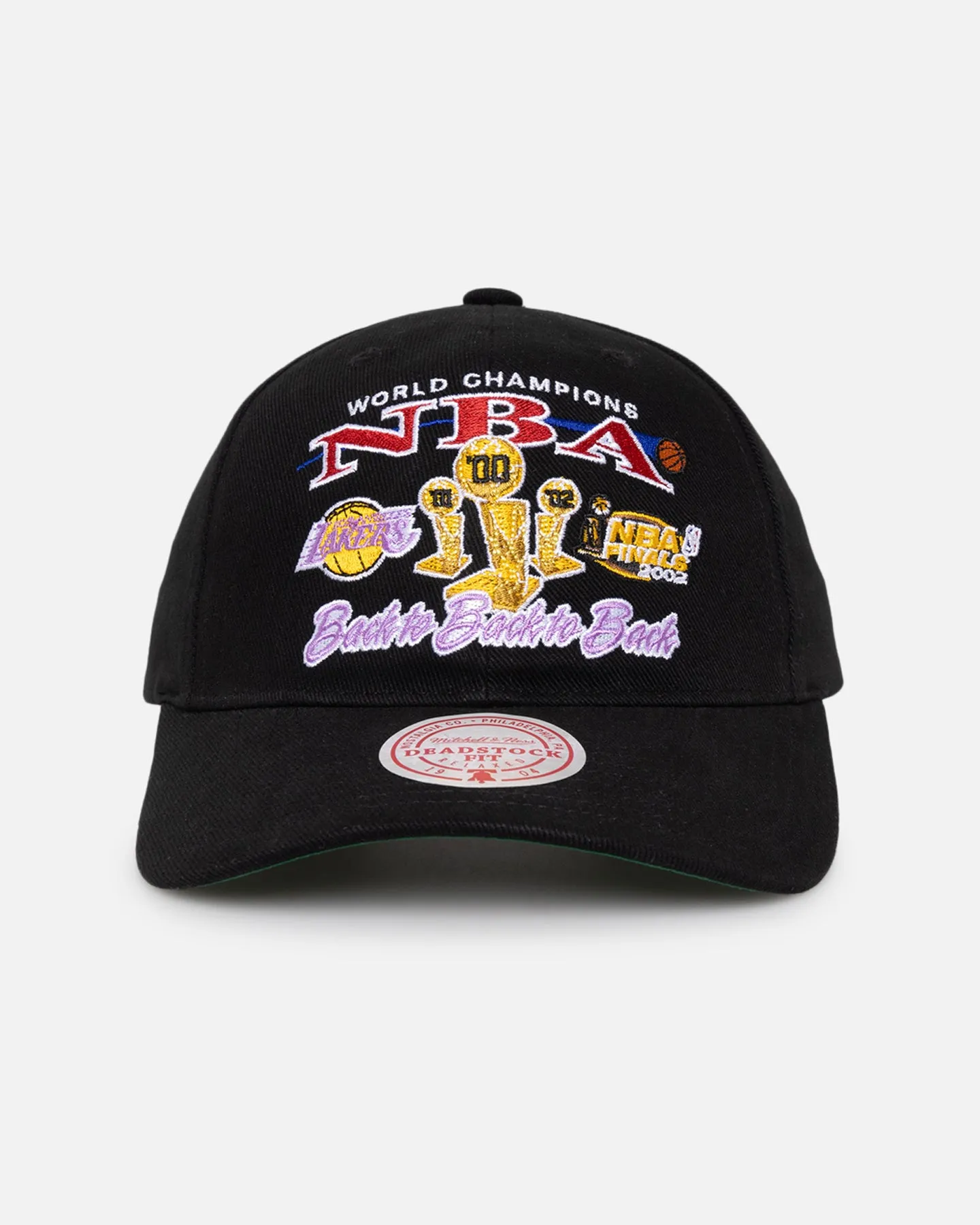 Mitchell & Ness Los Angeles Lakers NBA Finals Pro Crown Snapback Black sold by Culture Kings