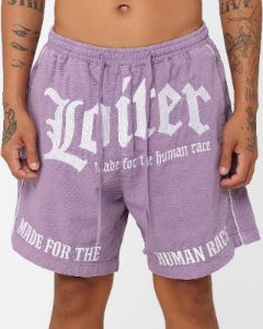 Loiter Fighter Walk Shorts Purple sold by Culture Kings