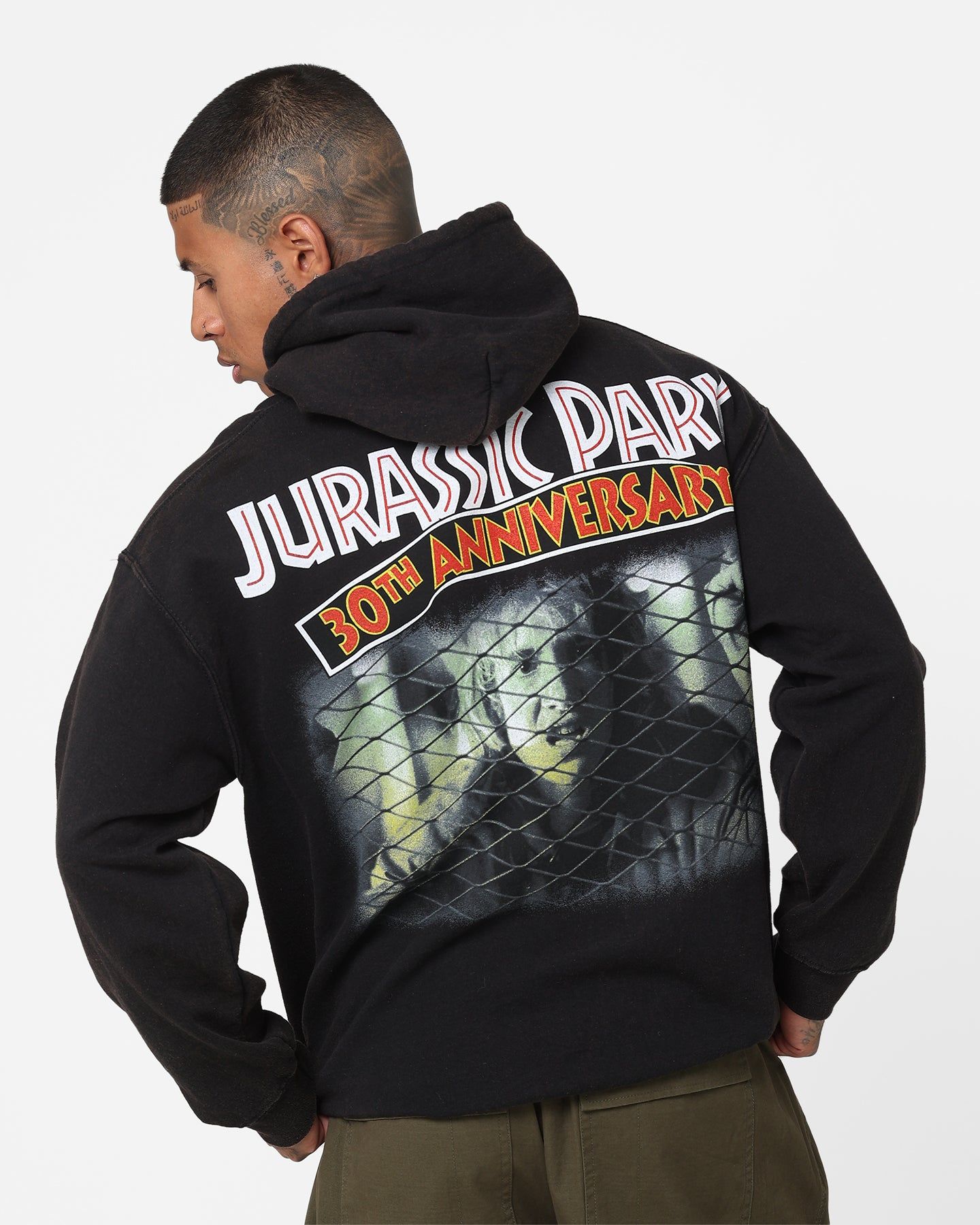 American Thrift X Jurassic Park 30th Anniversary Hoodie Black Wash sold by Culture Kings product image thumbnail 2