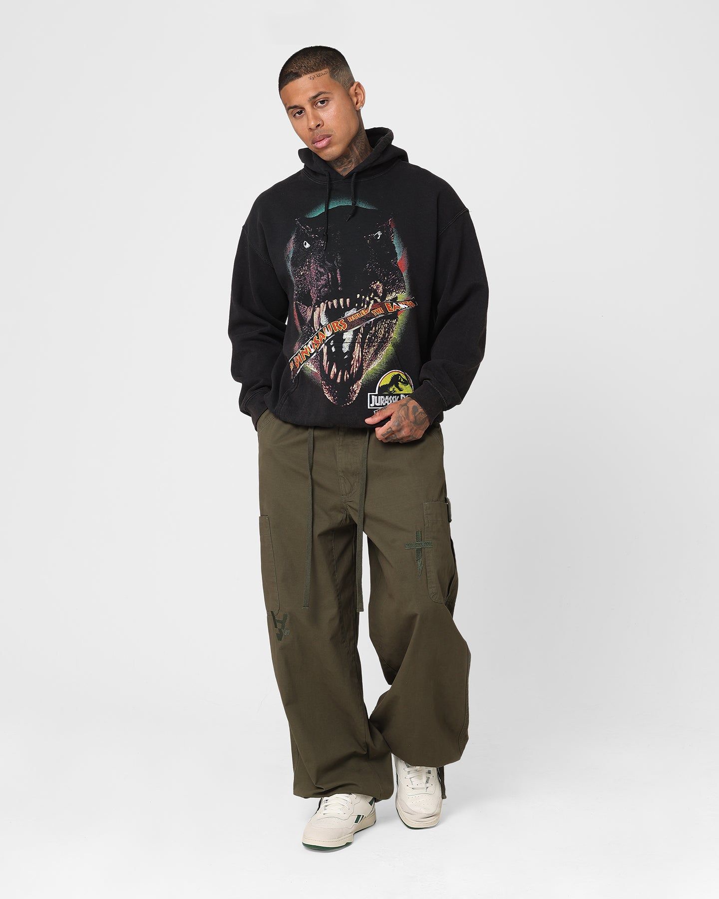 American Thrift X Jurassic Park 30th Anniversary Hoodie Black Wash sold by Culture Kings product image thumbnail 3