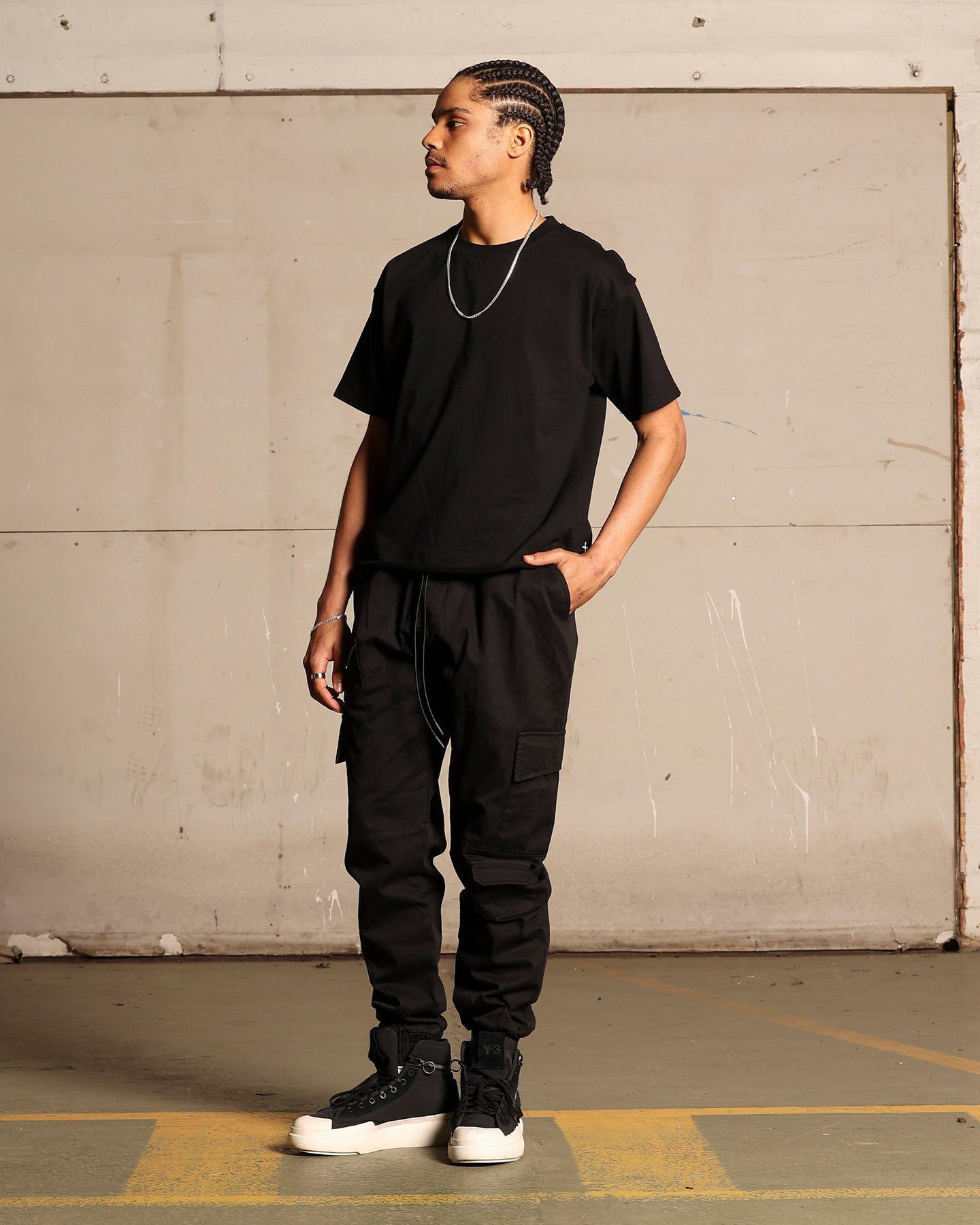 Saint Morta Utility Joggers Black sold by Culture Kings product image thumbnail 2