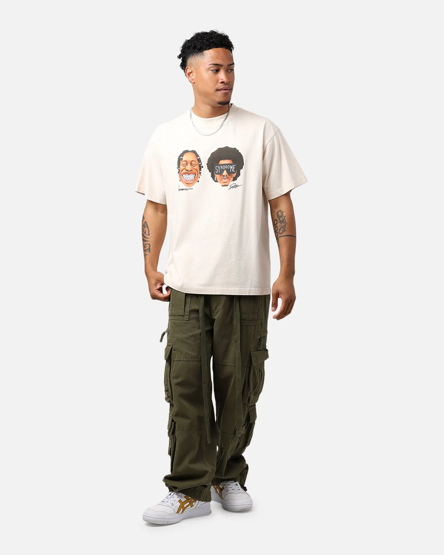 Sony Music AG Club Two Face T-Shirt Natural sold by Culture Kings product image thumbnail 3