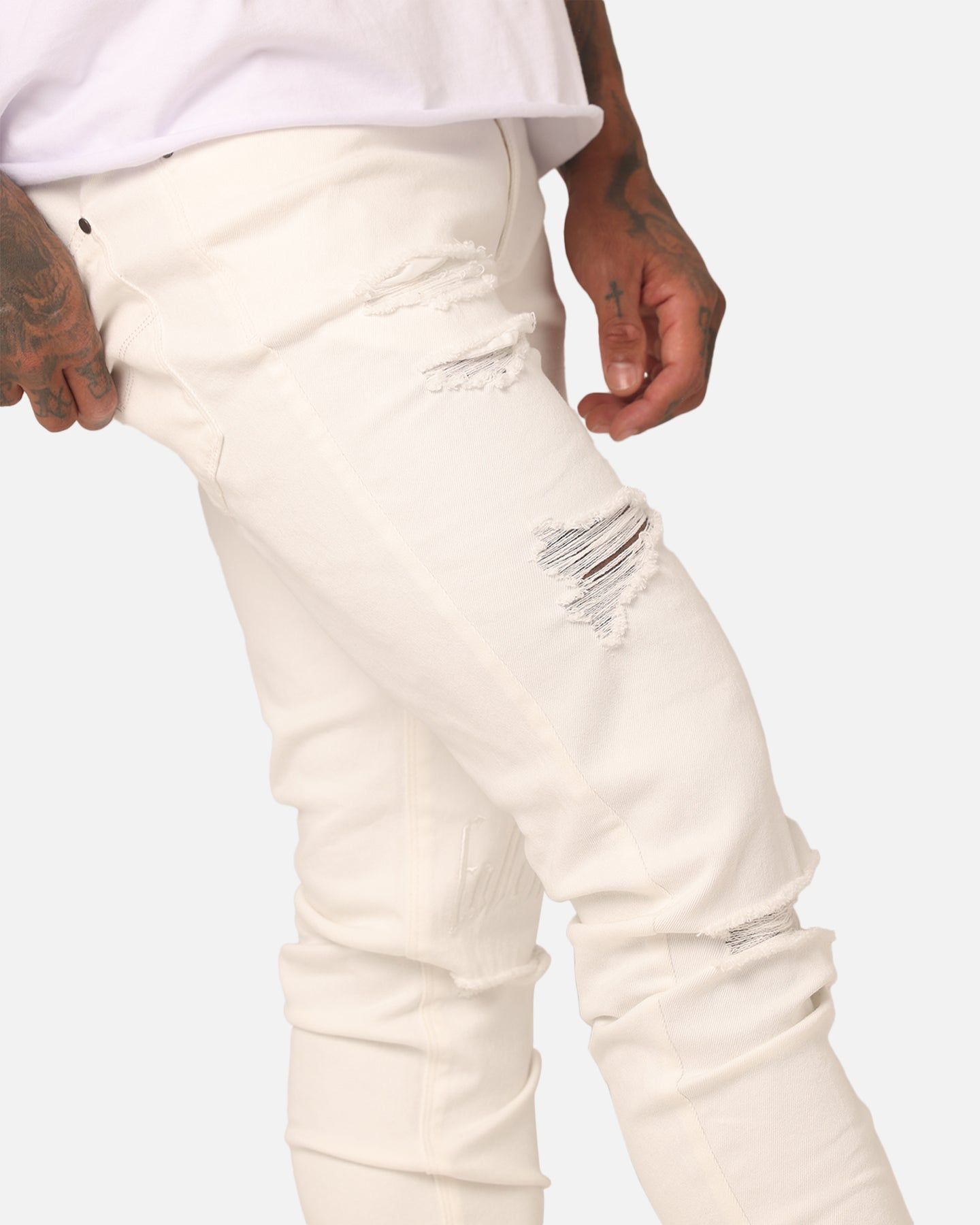 Fallen Breed Fallen Jeans White/White sold by Culture Kings product image thumbnail 3