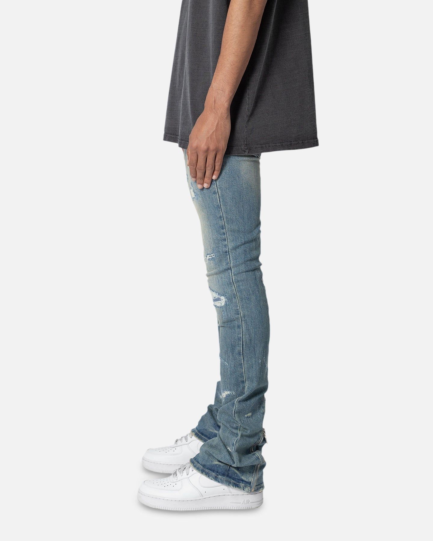 MNML X503 Convertible Skinny Denim Jeans Blue sold by Culture Kings product image thumbnail 3