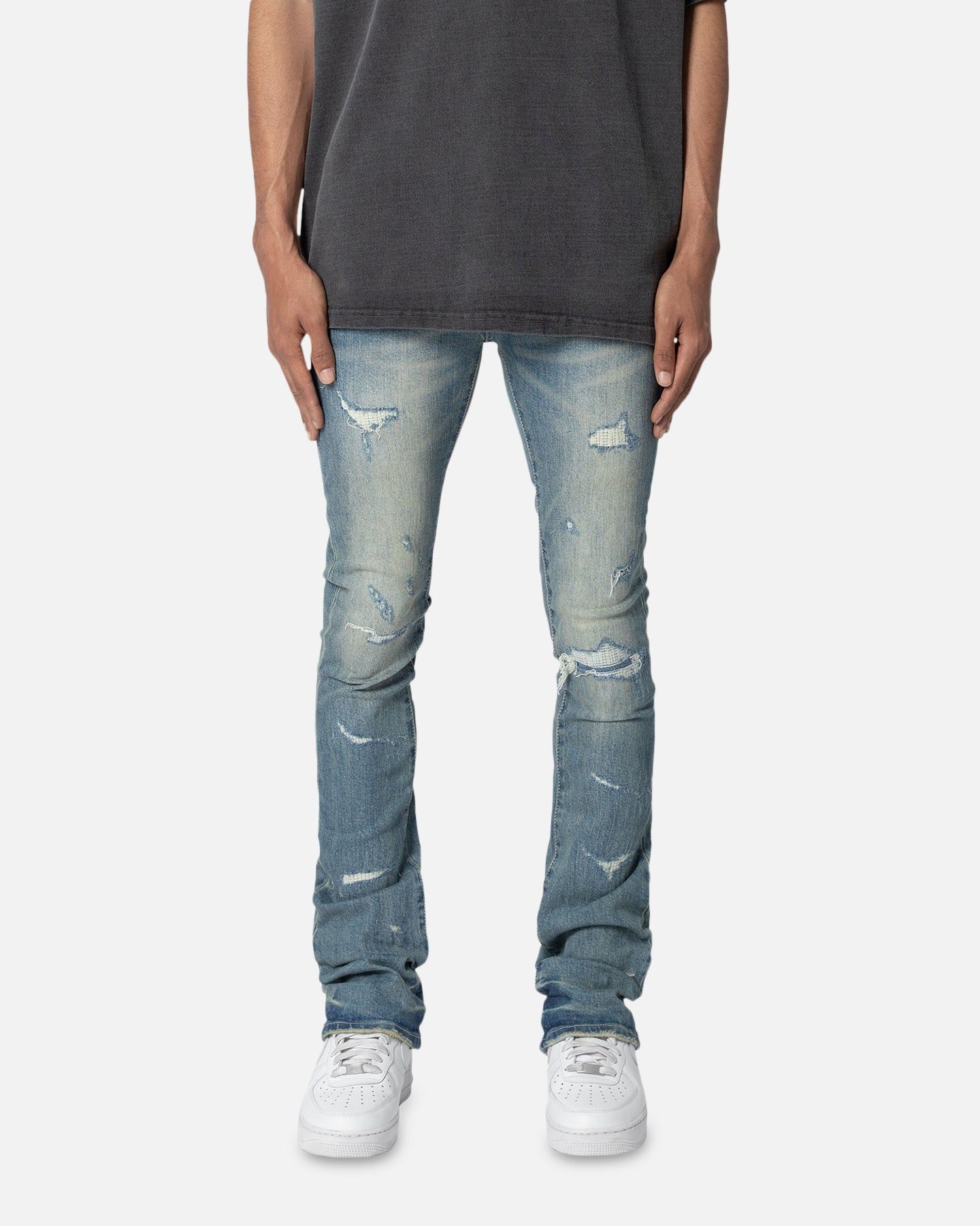 MNML X503 Convertible Skinny Denim Jeans Blue sold by Culture Kings