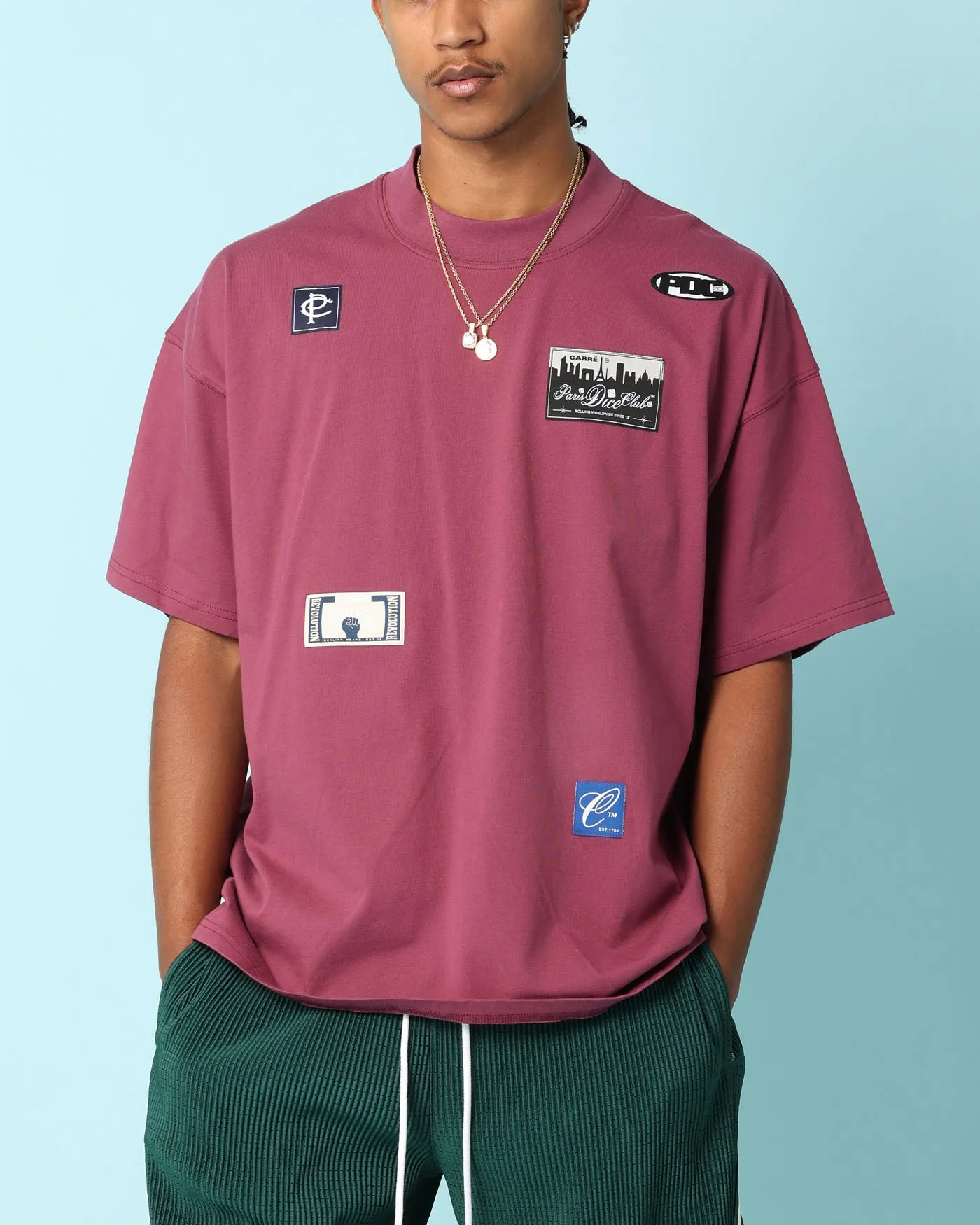 Carré Patchwork Oversized T-Shirt Port sold by Culture Kings product image thumbnail 2