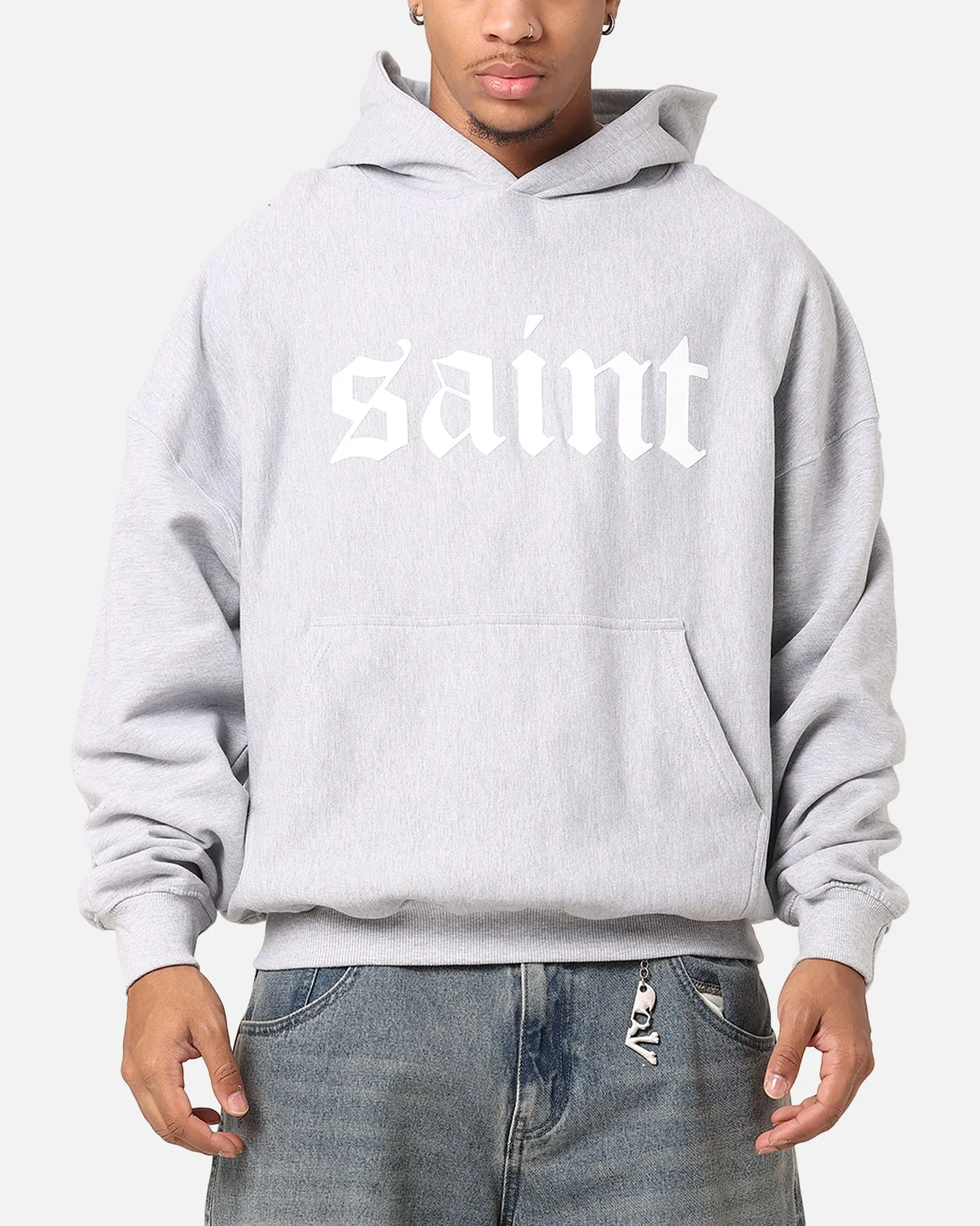 Saint Morta Gothic Premium Hoodie Light Marle sold by Culture Kings