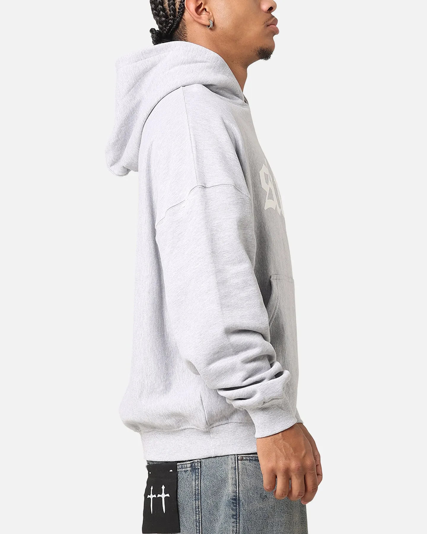 Saint Morta Gothic Premium Hoodie Light Marle sold by Culture Kings product image thumbnail 4