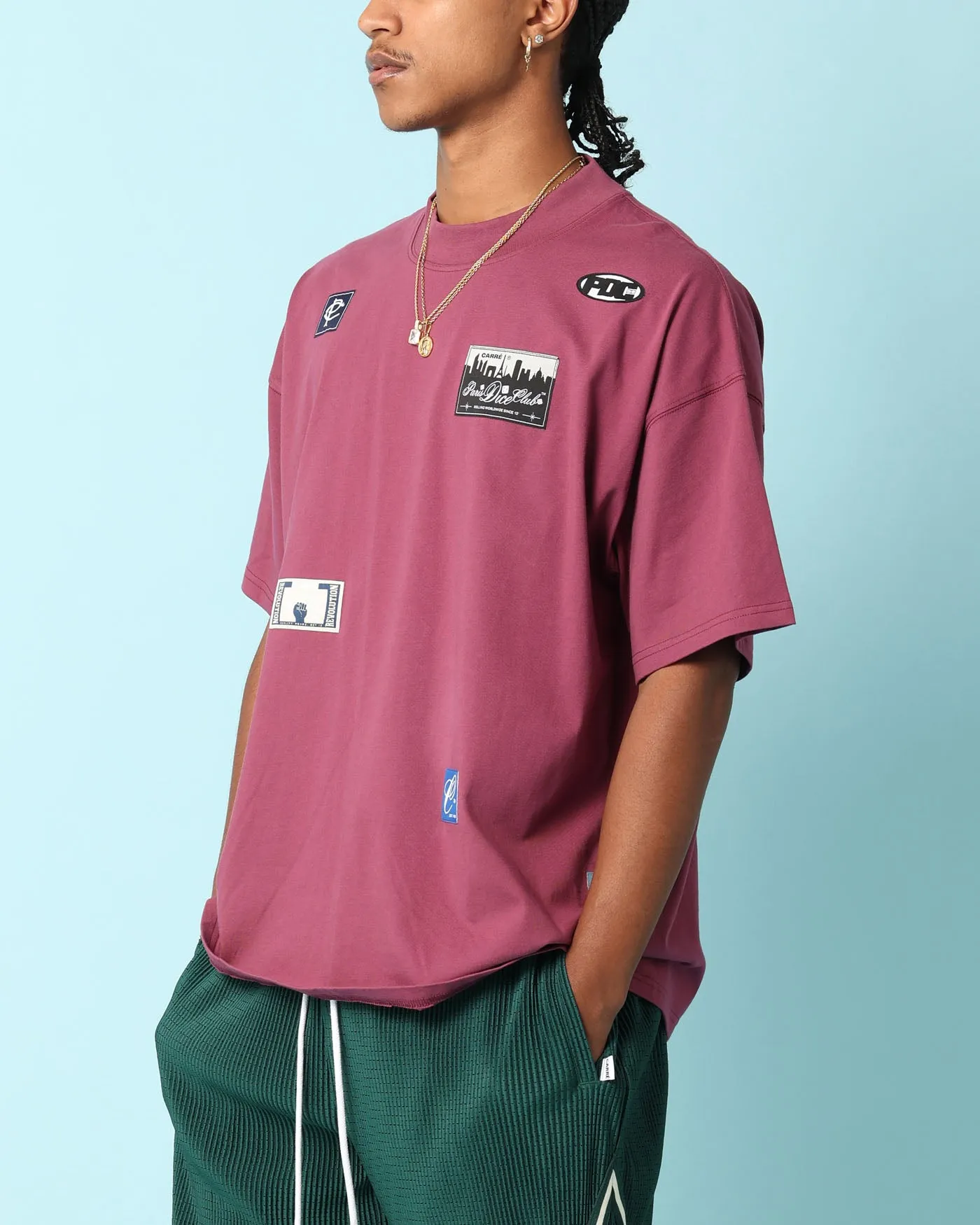 Carré Patchwork Oversized T-Shirt Port sold by Culture Kings product image thumbnail 5