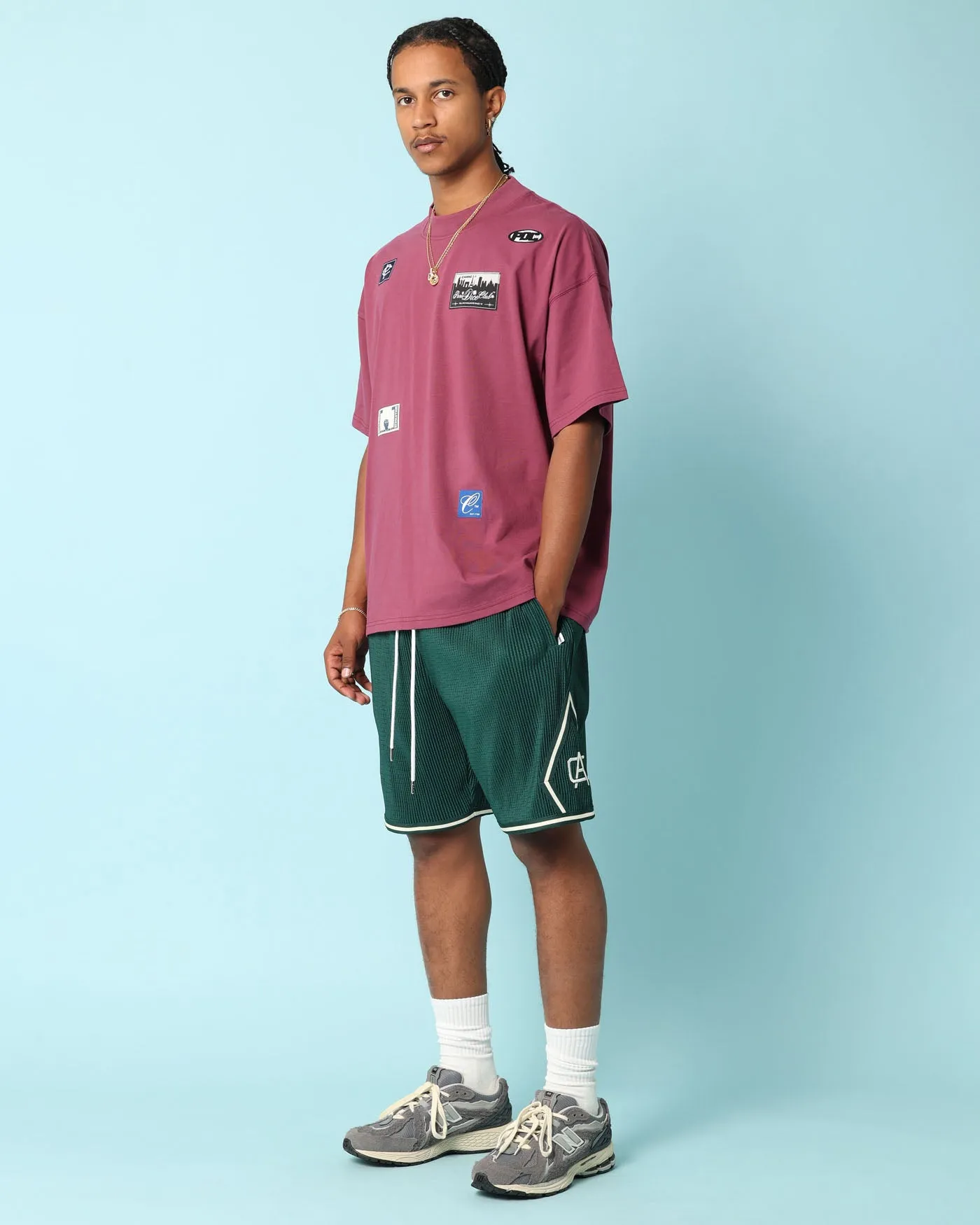 Carré Patchwork Oversized T-Shirt Port sold by Culture Kings