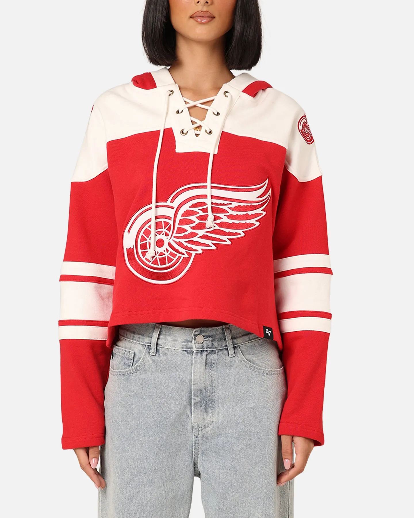 売れ筋商品|||カールバンクス カットソー トップス レディース Women's White Detroit Red Wings VIP Raglan Long Sleeve Hoodie T-Shirt White, Red Women's Detroit Red Wings G-III 4Her by Carl Banks White