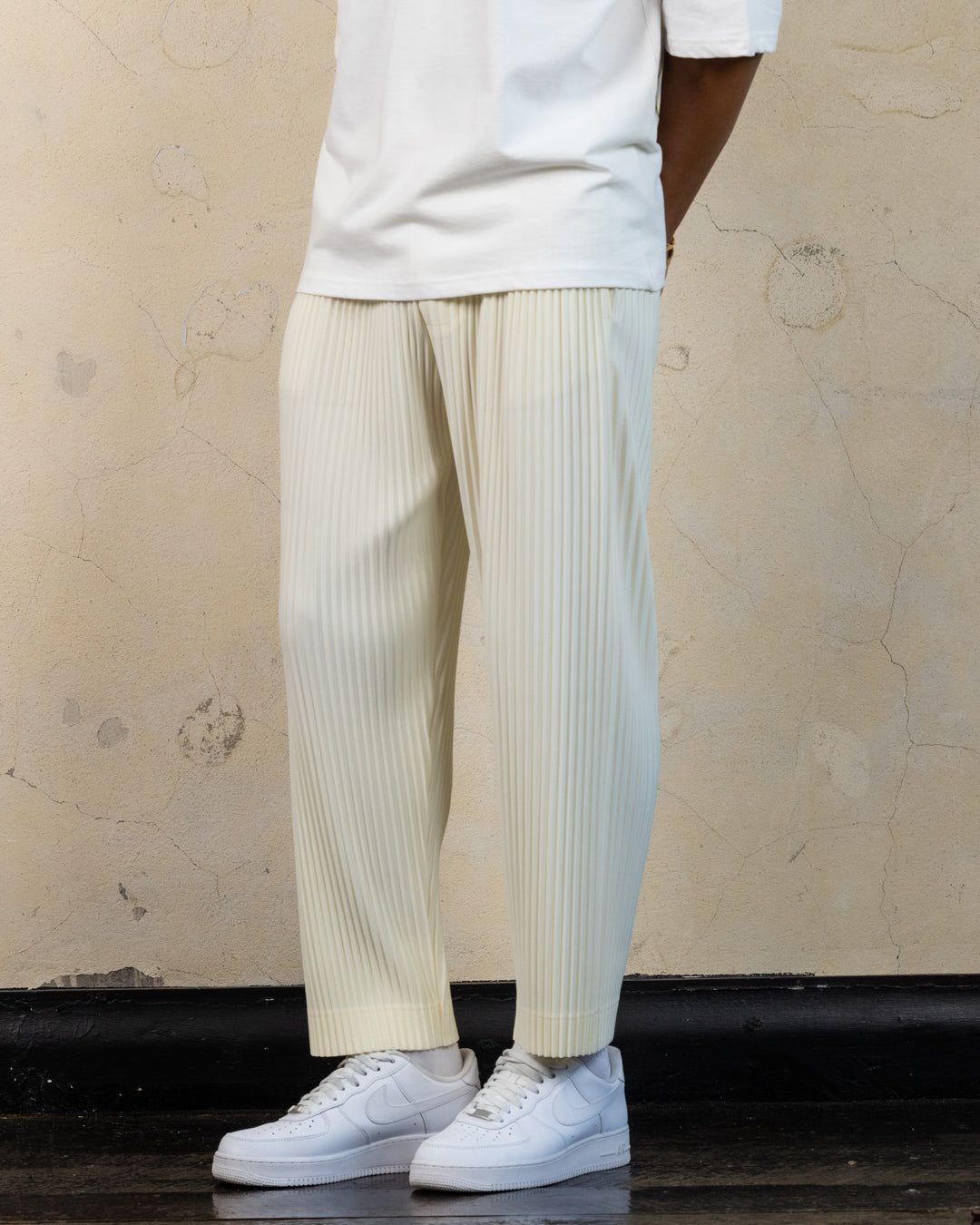 404 Harbour Plisse Pants Ecru sold by Culture Kings product image thumbnail 5