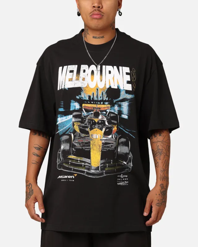 Mitchell & Ness X McLaren Oscar Piastri #81 Track T-Shirt Faded Black sold by Culture Kings