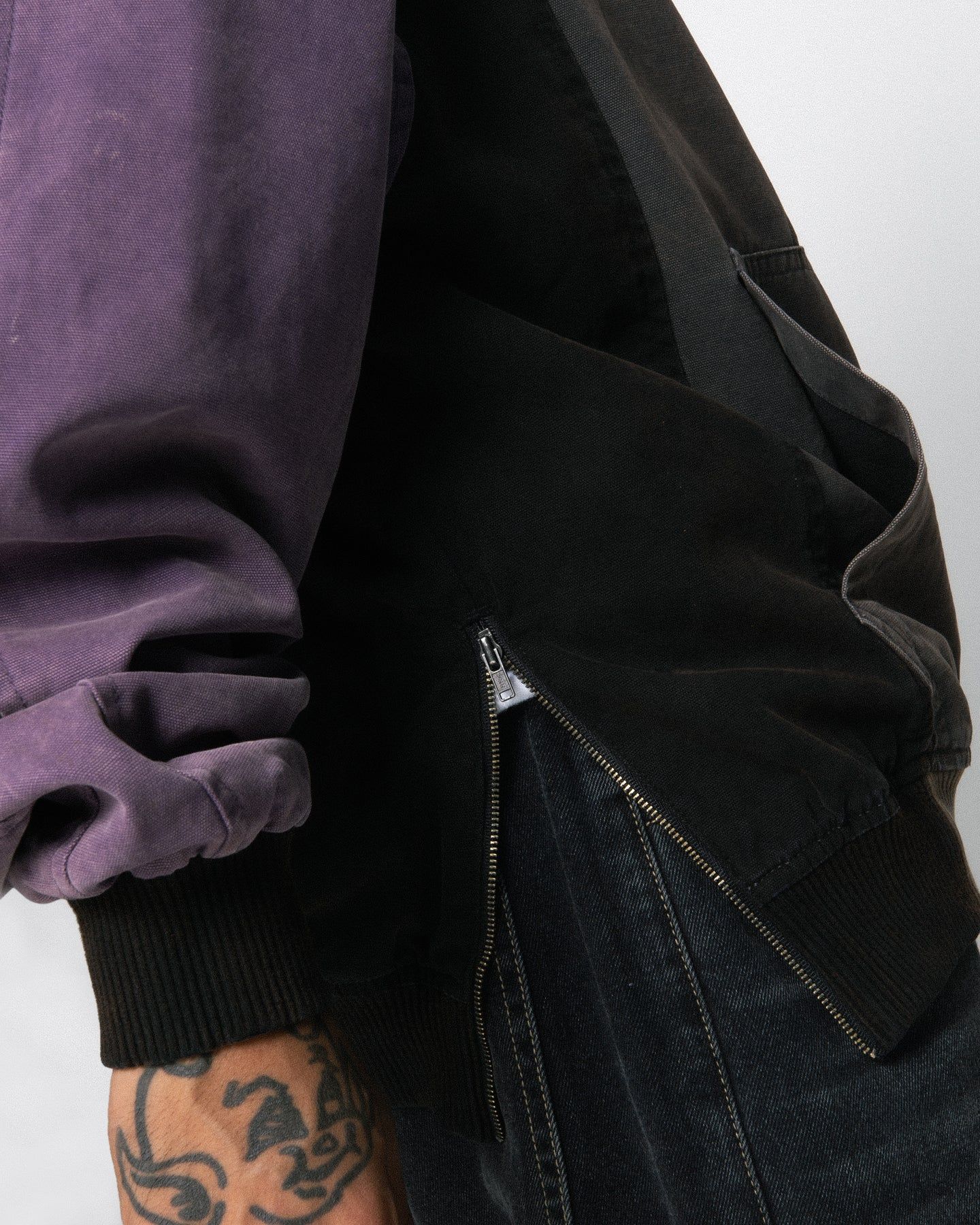 Loiter Splinter Hoodie Charcoal/Purple sold by Culture Kings product image thumbnail 5