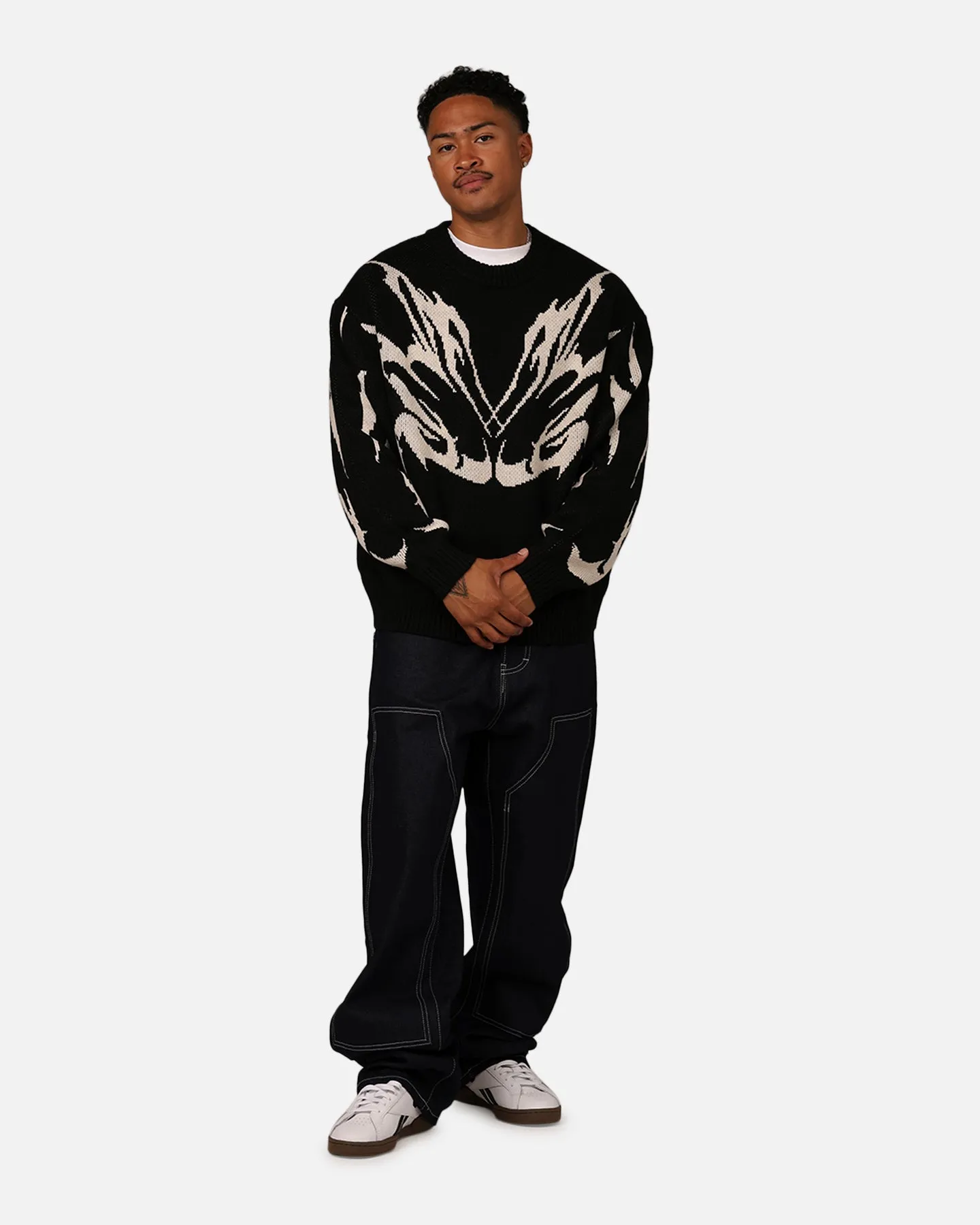 Loiter Cyber Knit Sweater Black sold by Culture Kings product image thumbnail 3