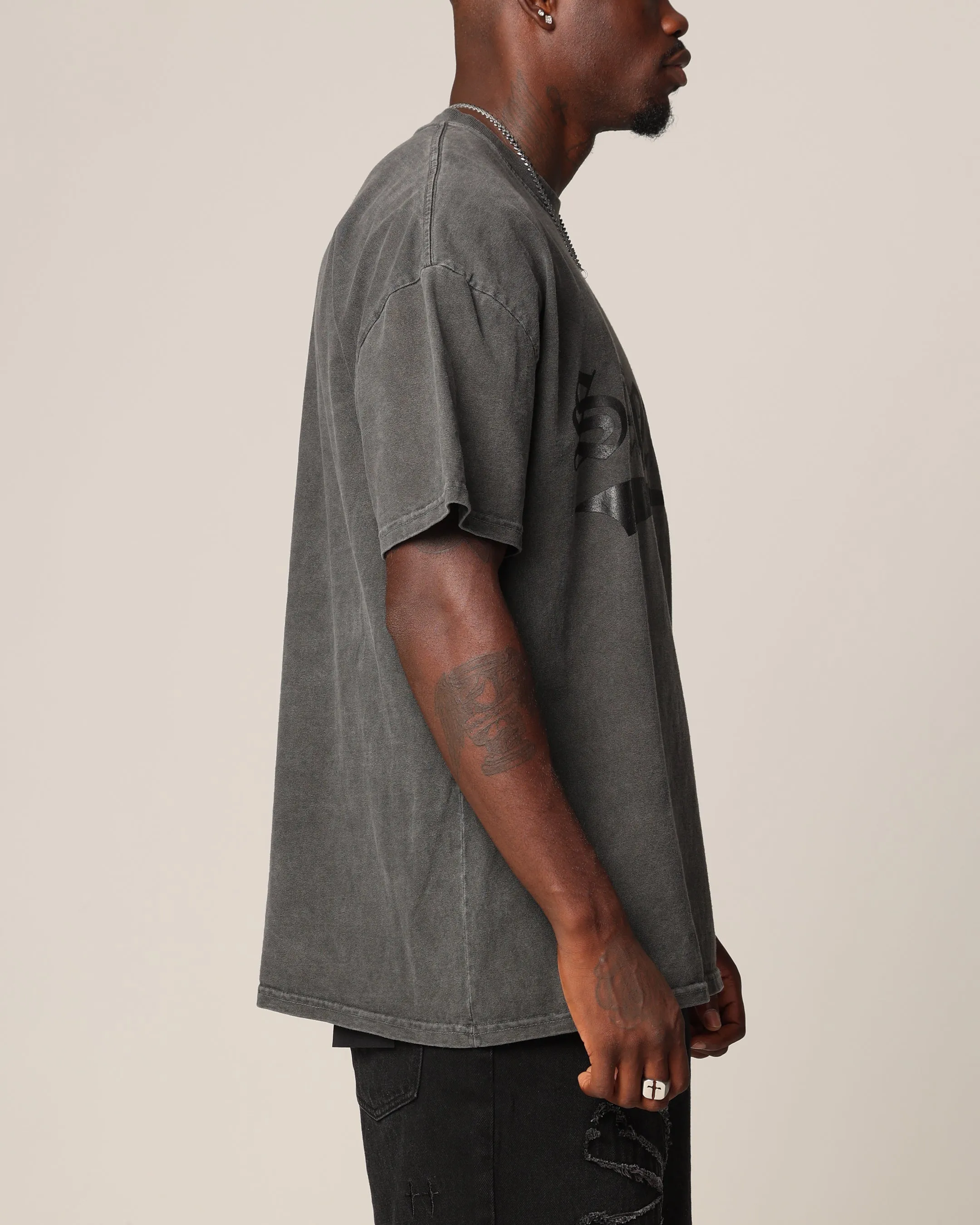 Saint Morta Chroma T-Shirt Black Wash sold by Culture Kings product image thumbnail 4