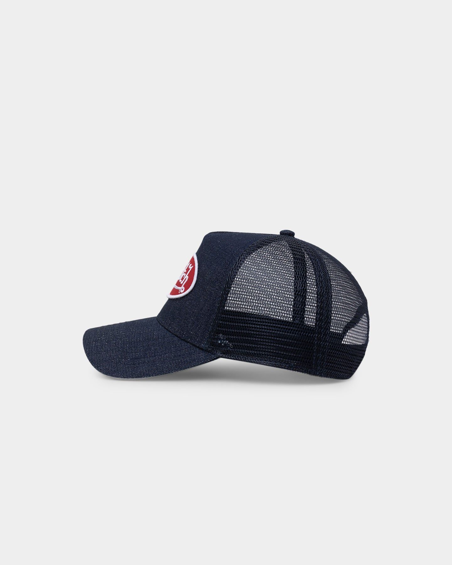 Von Dutch Dark Denim With Red Logo Trucker Navy Denim/Red sold by Culture Kings product image thumbnail 4