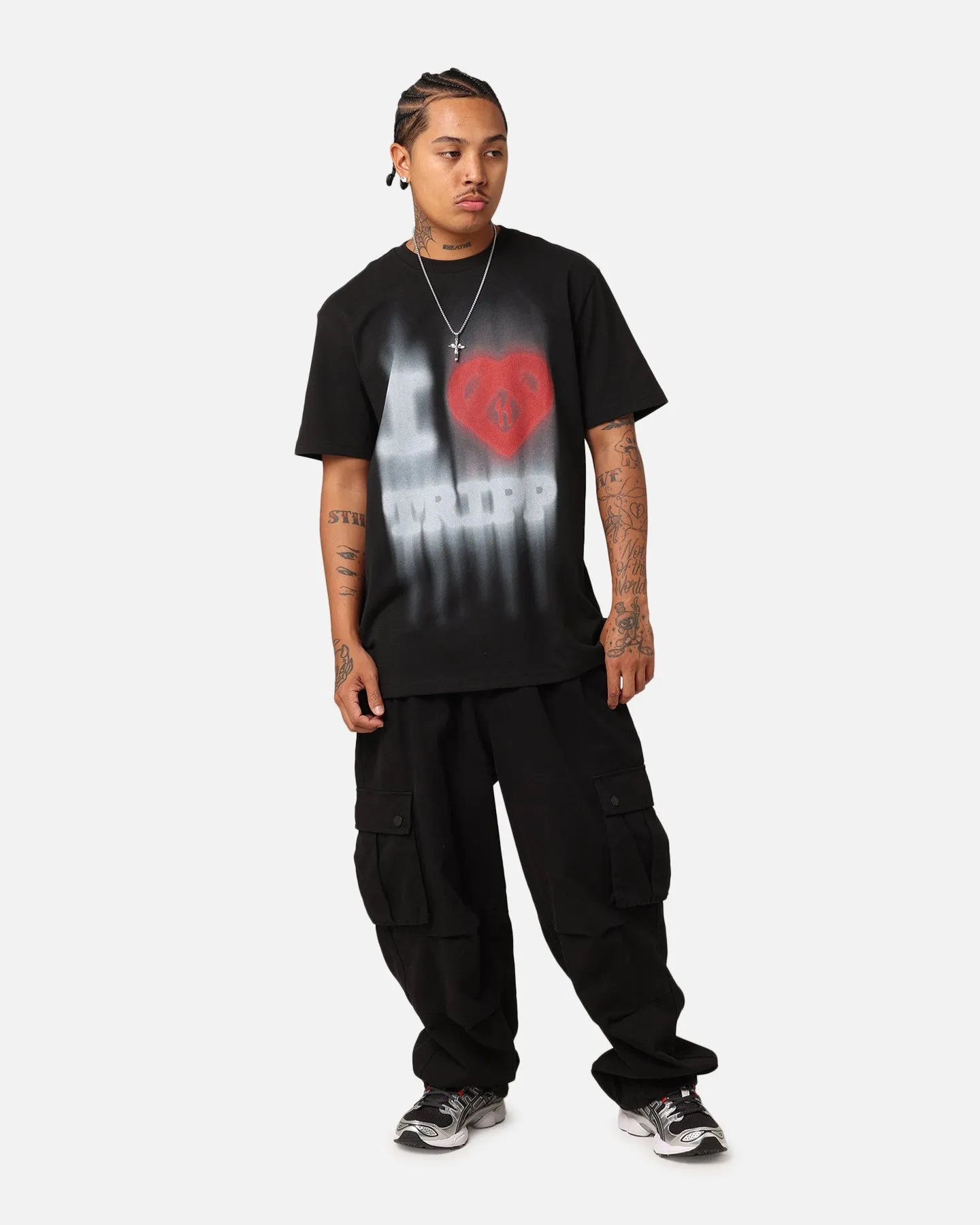 ◆KSUBI◆ [コラボ] Trippie Redd Love Trip Kash Tシャツ Ksubi X Trippie Redd Love Trip Kash T-Shirt Jet Black | Parallel