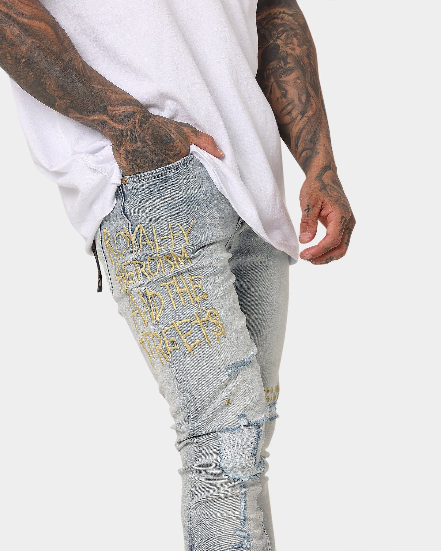 Ksubi 23 Van Winkle Mid Blue Denim Pants Denim sold by Culture Kings product image thumbnail 3