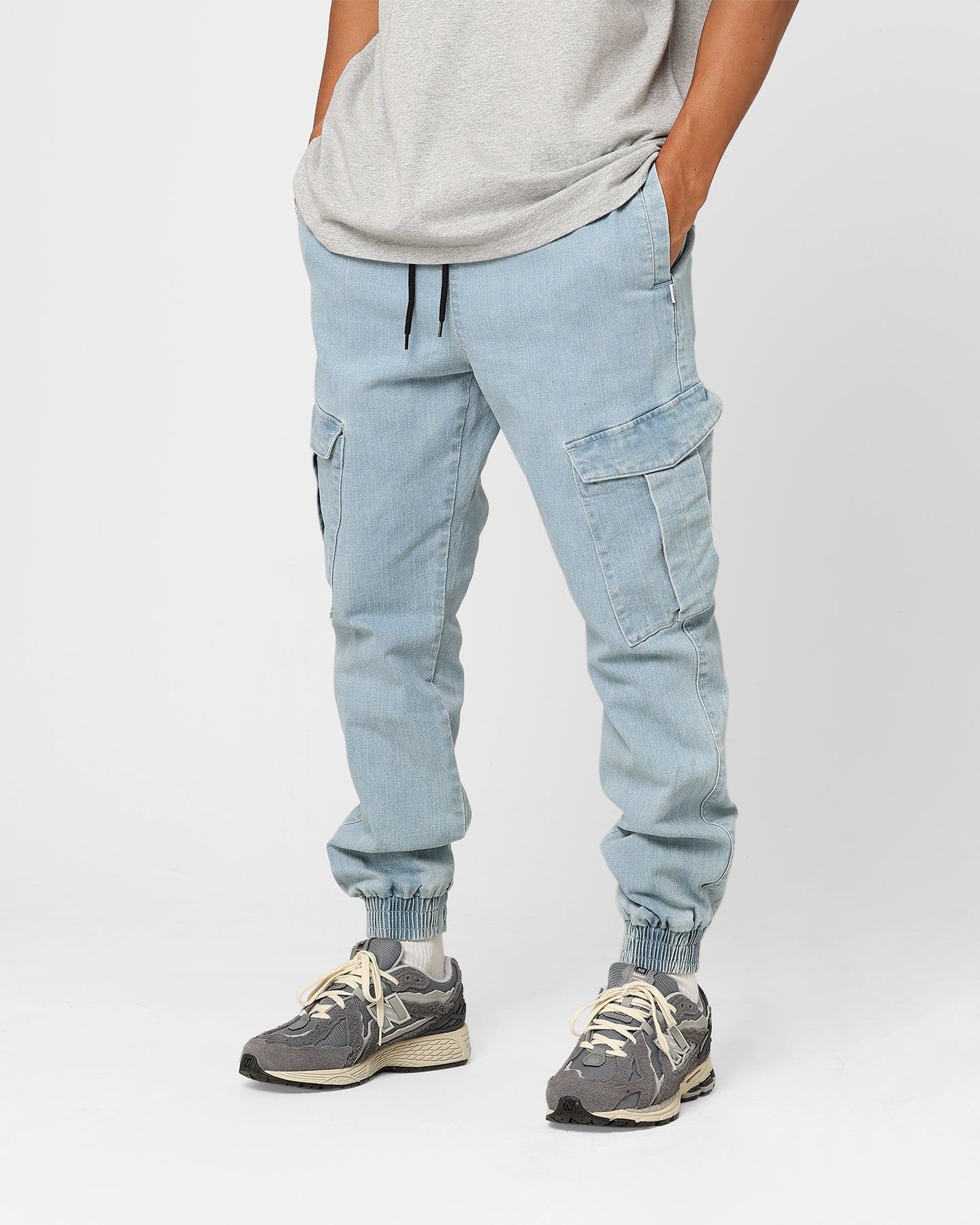 Carre Denim Base Cargo Jogger Superwash Blue sold by Culture Kings