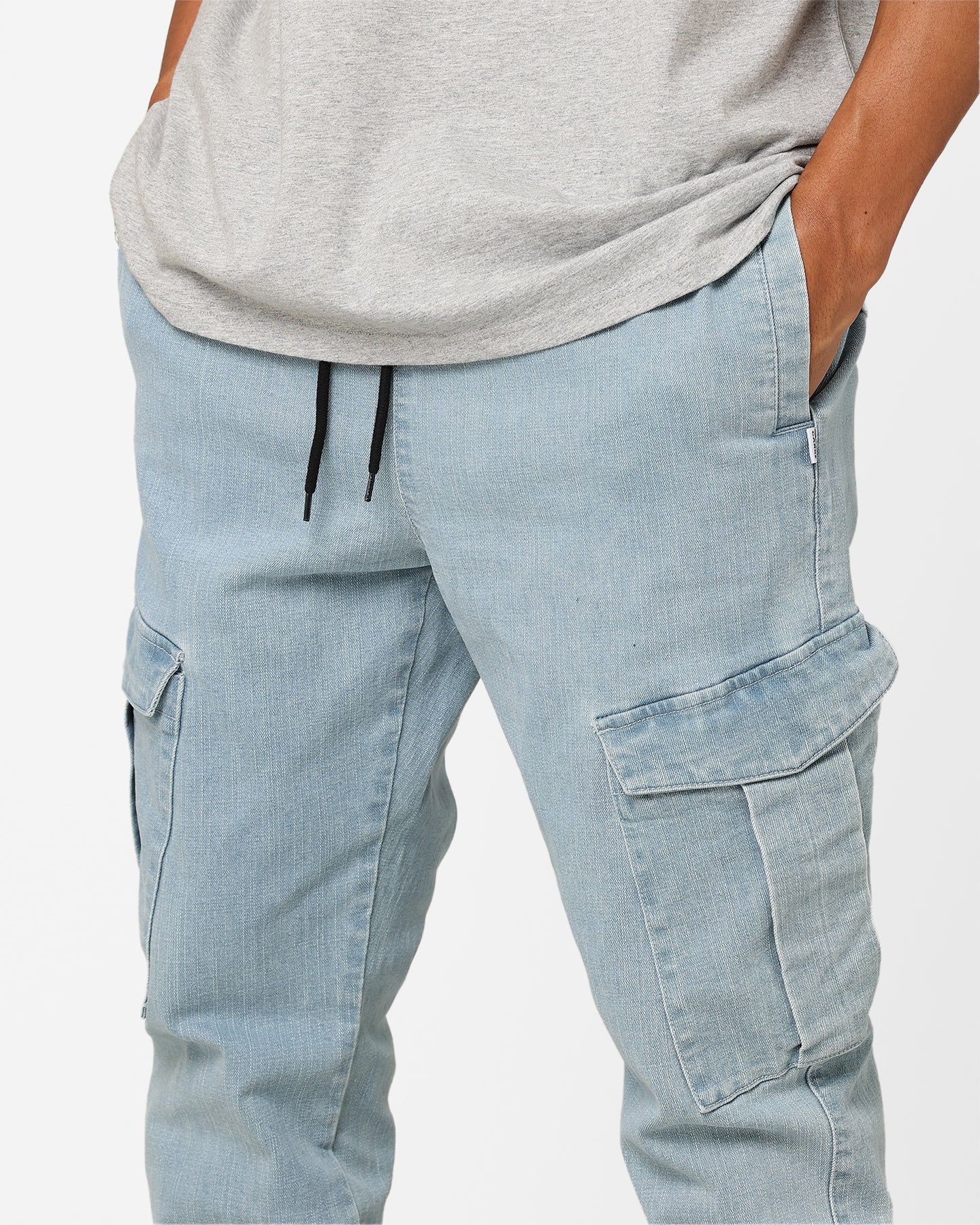 Carre Denim Base Cargo Jogger Superwash Blue sold by Culture Kings product image thumbnail 4