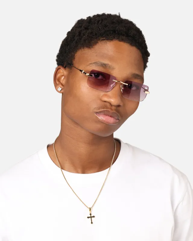 Belvoir & Co Hampton Sunglasses Purple/Gold sold by Culture Kings