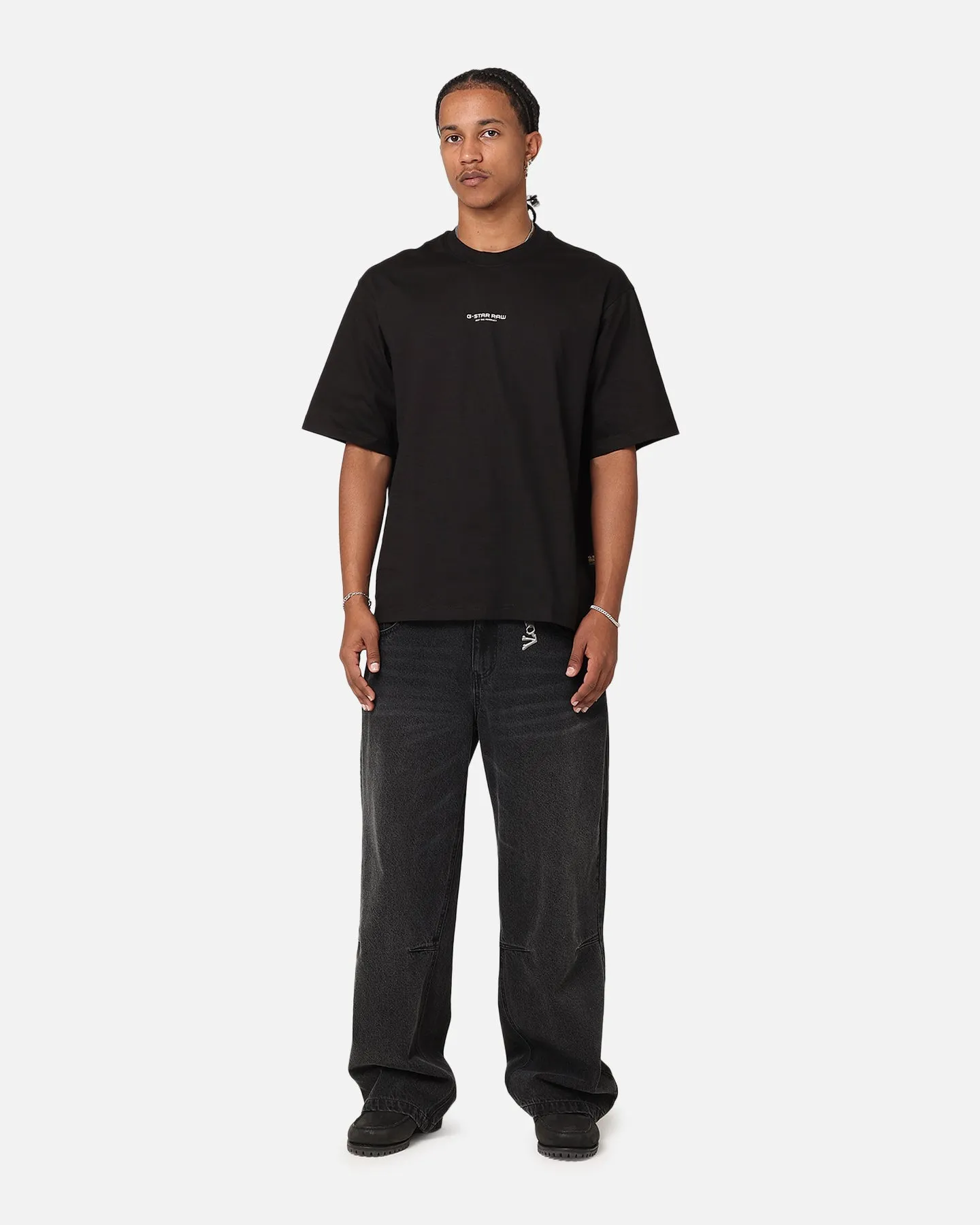G-Star Center Chest Boxy T-Shirt Dark Black sold by Culture Kings product image thumbnail 2