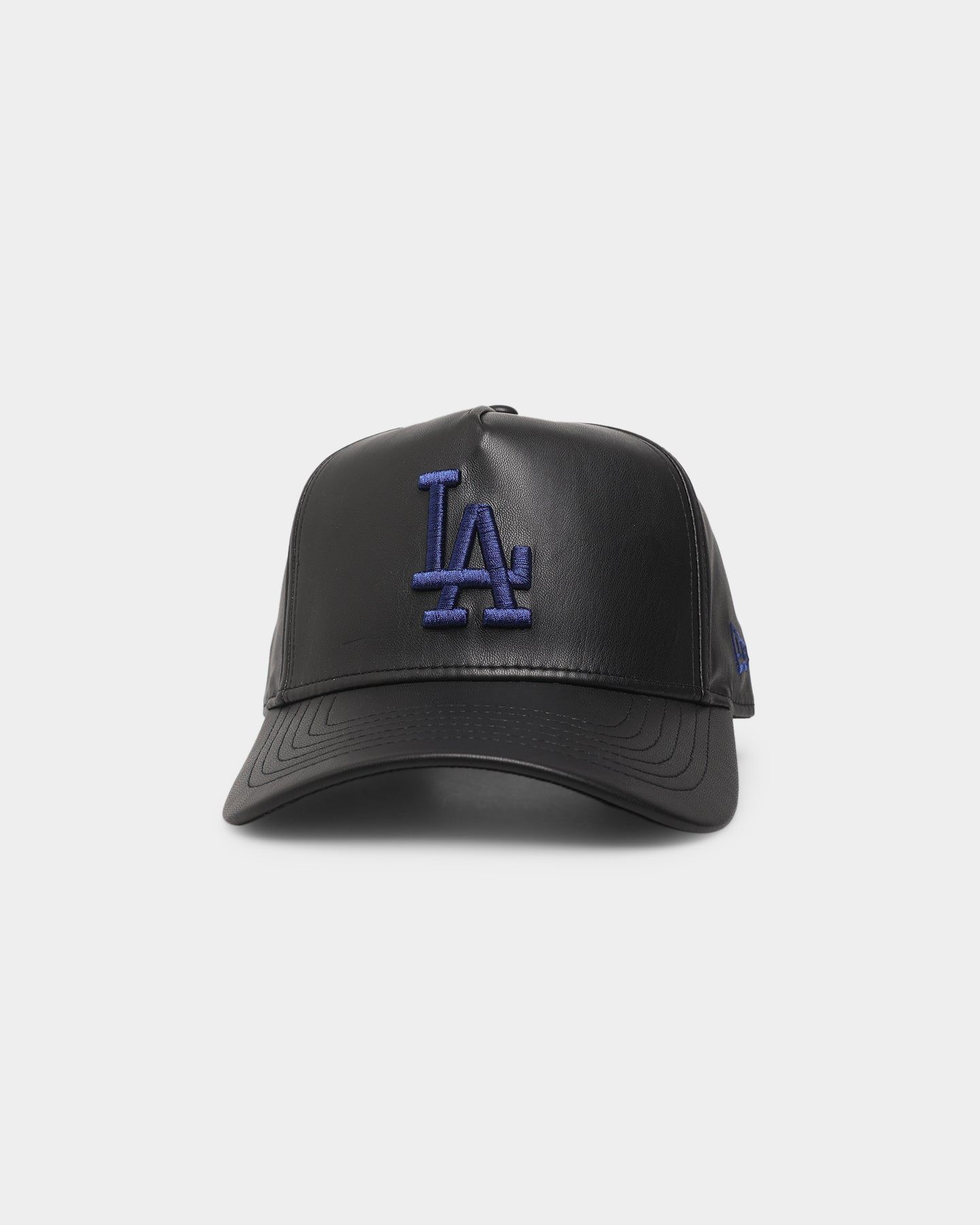 New Era Los Angeles Dodgers 'PU Leather' 9FORTY K-Frame Strapback Black Leather sold by Culture Kings