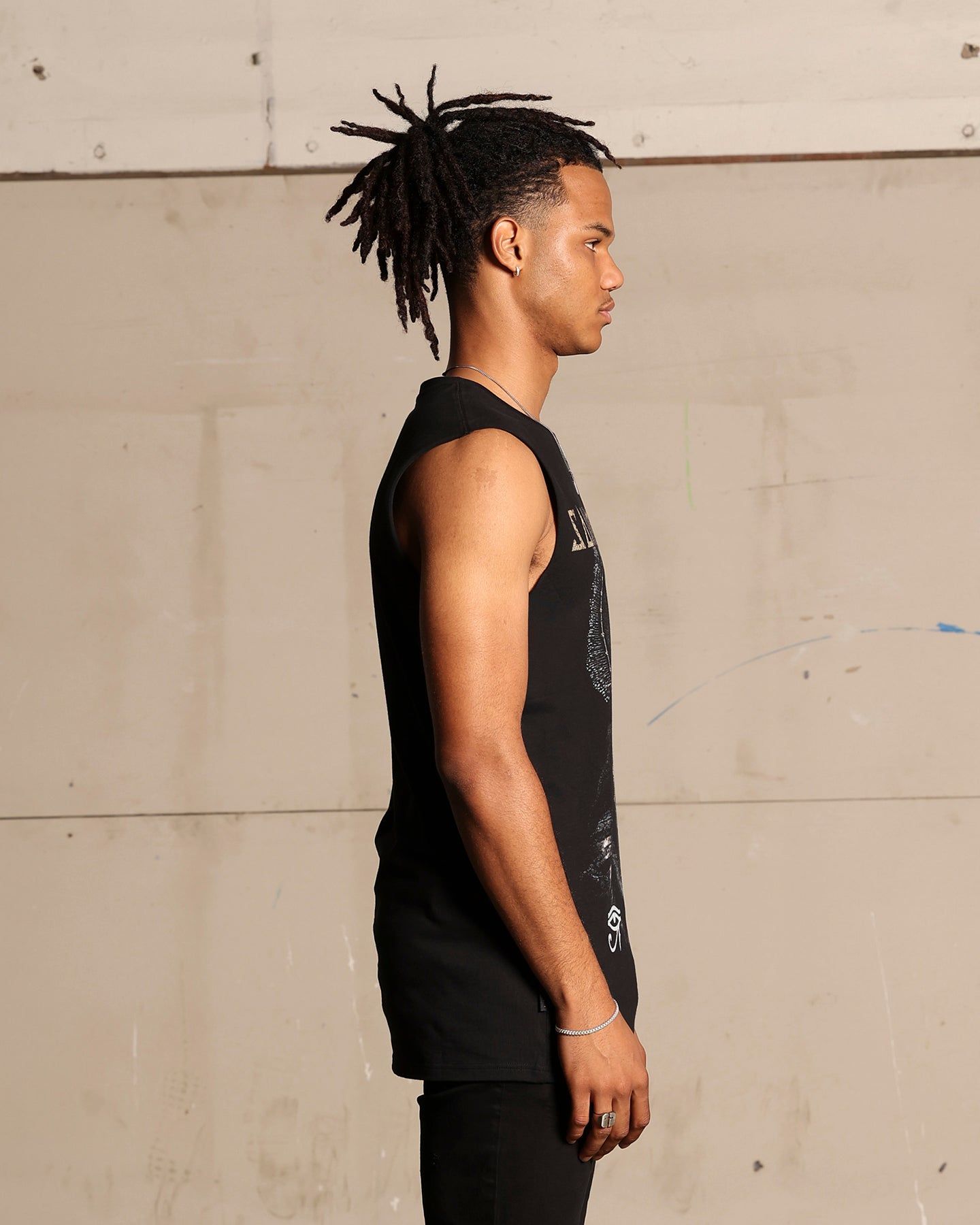 Saint Morta Shadow King Muscle T-Shirt Black sold by Culture Kings product image thumbnail 5