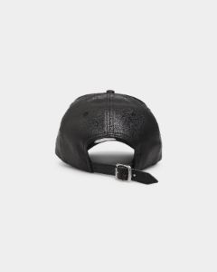 New Era Los Angeles Dodgers 'PU Leather' 9FORTY K-Frame Strapback Black Leather sold by Culture Kings