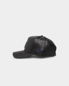 New Era Los Angeles Dodgers 'PU Leather' 9FORTY K-Frame Strapback Black Leather sold by Culture Kings