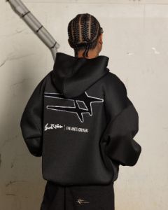 Loiter X The Anti Order Zip Hoodie Black sold by Culture Kings