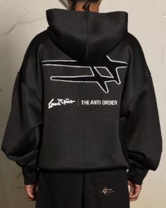 Loiter X The Anti Order Zip Hoodie Black sold by Culture Kings